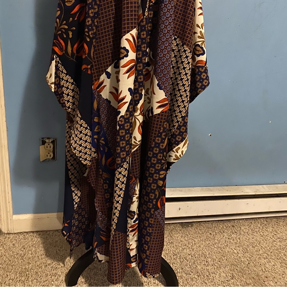 Lulus, Boho, Patchwork, Pant, Scarf Romper - image 4